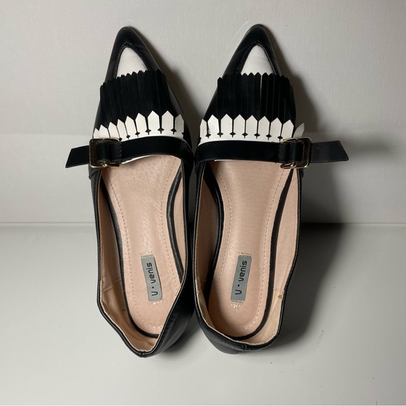 Faux leather tassel ballet flats - Picture 2 of 3